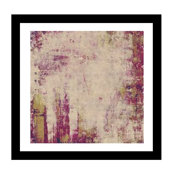 Pink Grunge Abstract Painting Print