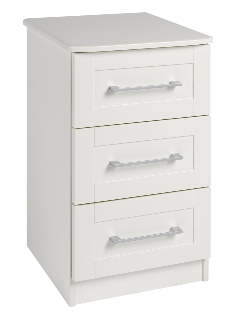 Aliso Three Drawer Bedside Cabinet