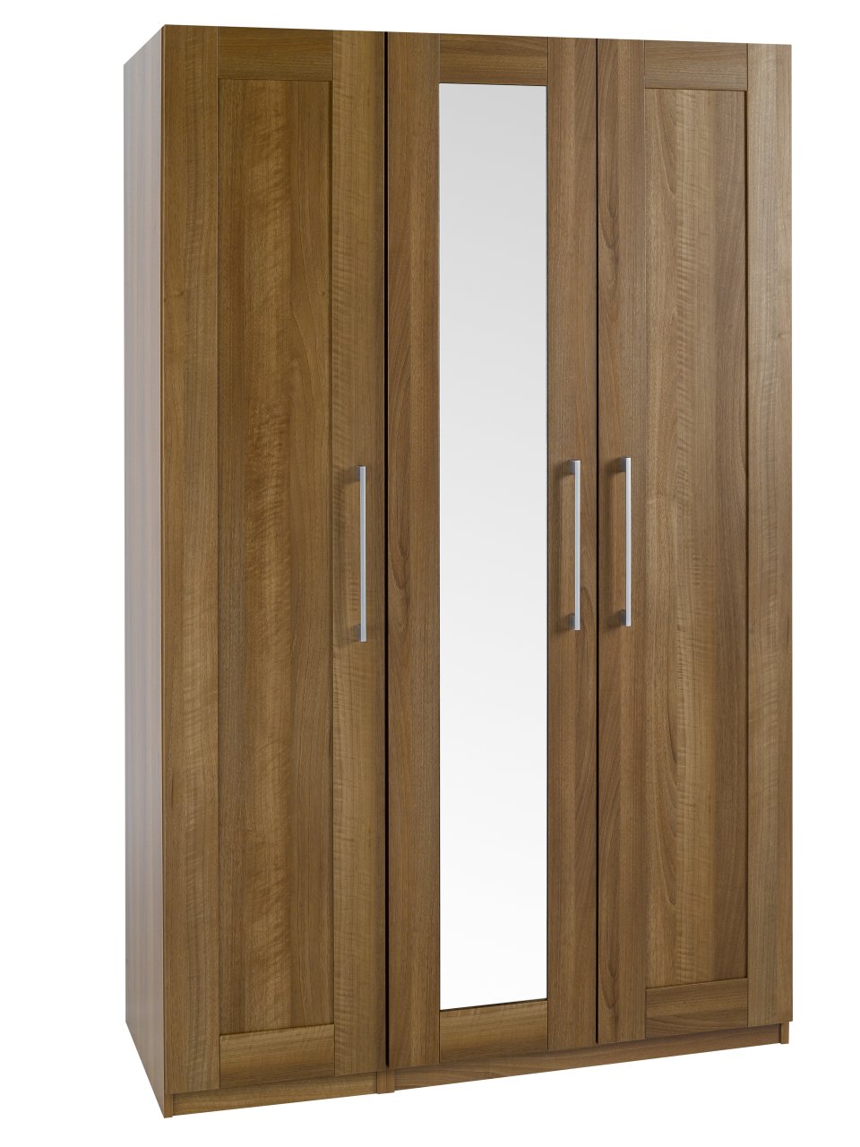 Aliso Triple Wardrobe with One Mirror Door
