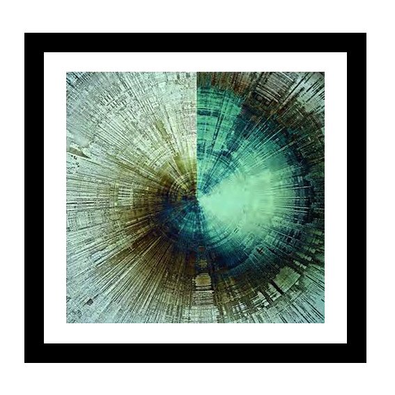 Peacock Effect Print