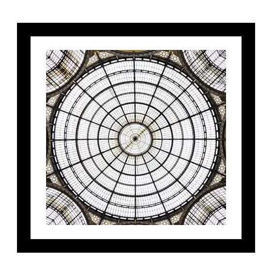 Architectural Circle Colour Print