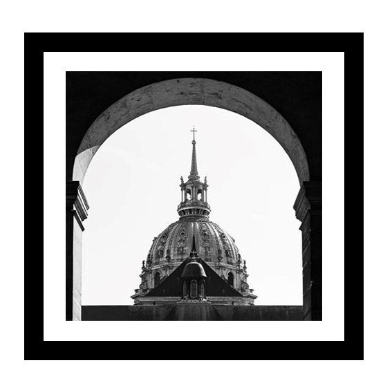 Dome Black & White Print
