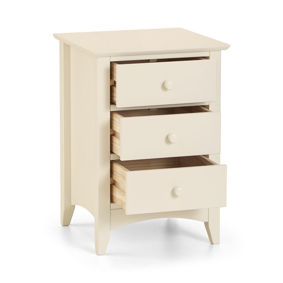 Delilah 3 Drawer Bedside