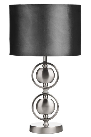 Nickel Table Lamp Grey