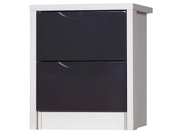 Ava Two Drawer Bedside Cabinet