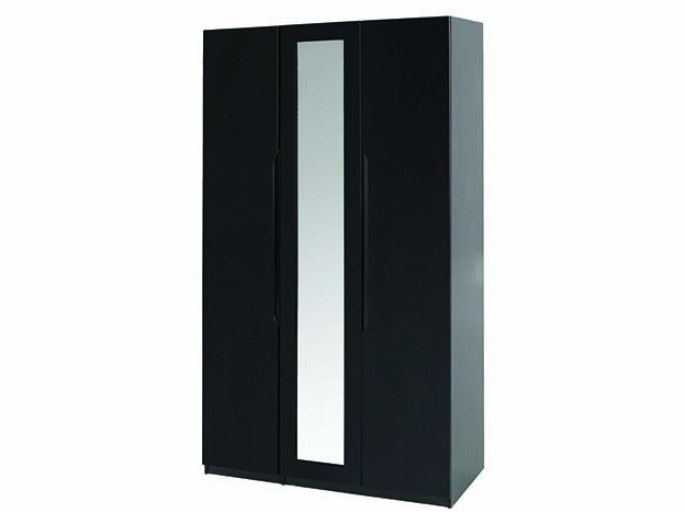 Orla Triple Wardrobe with One Mirror Door 