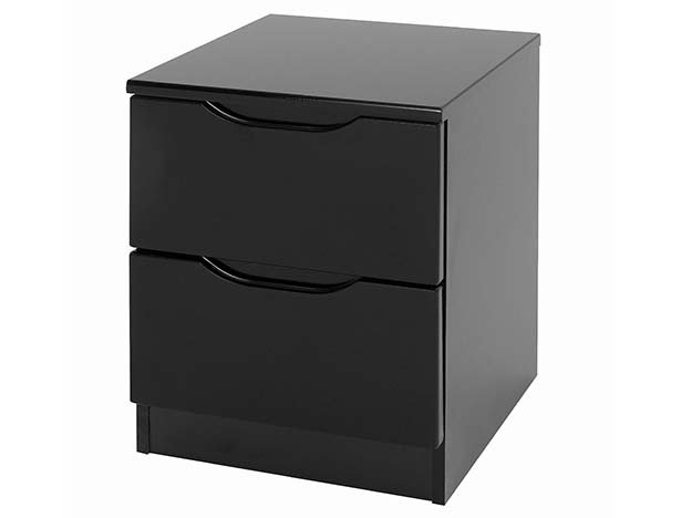 Orla Two Drawer Bedside Cabinet