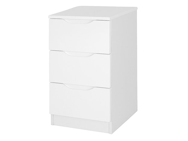 Orla Three Drawer Bedside Cabinet