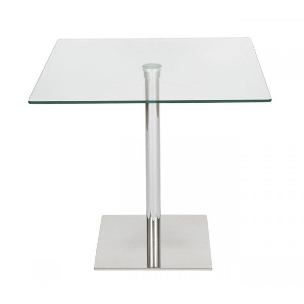Bonnie Square Glass Dining Table.