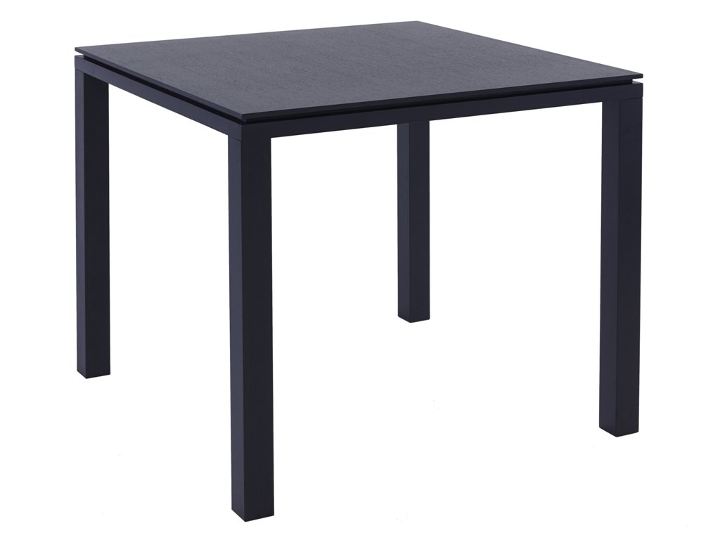 Carla Black Stained Wenge Square Dining Table 