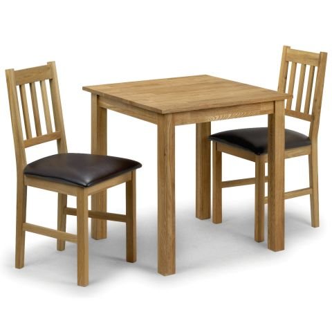 Courtney Solid Oak Square Dining Set