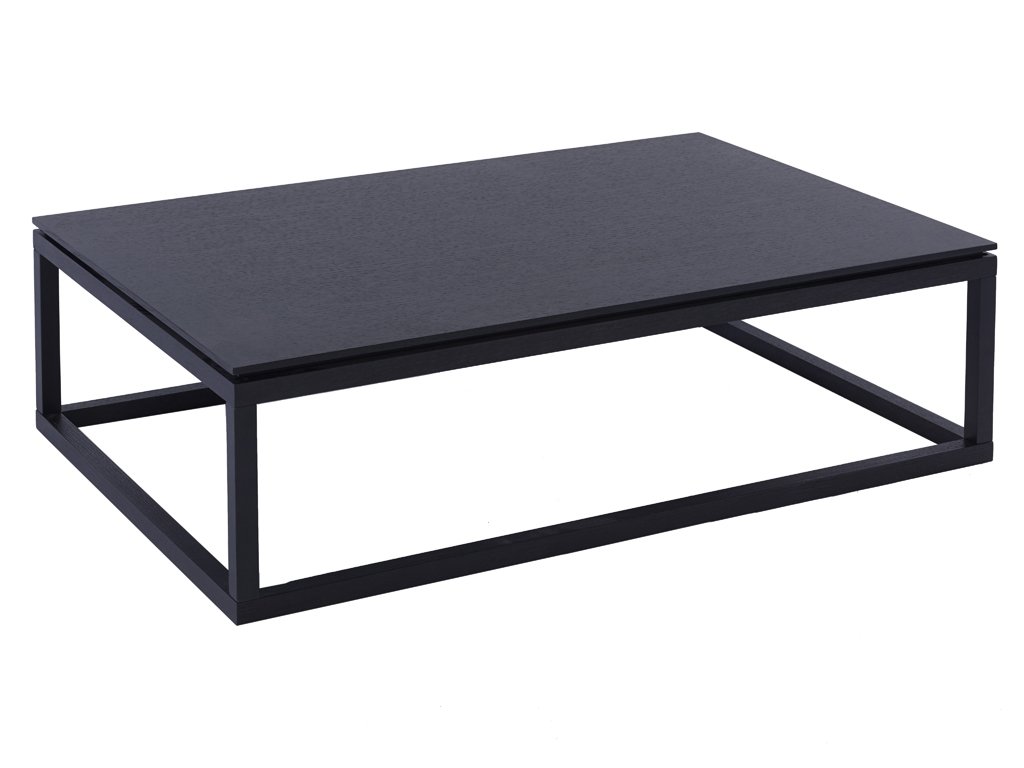 Carla Black Stained Wenge Rectangular Coffee Table 