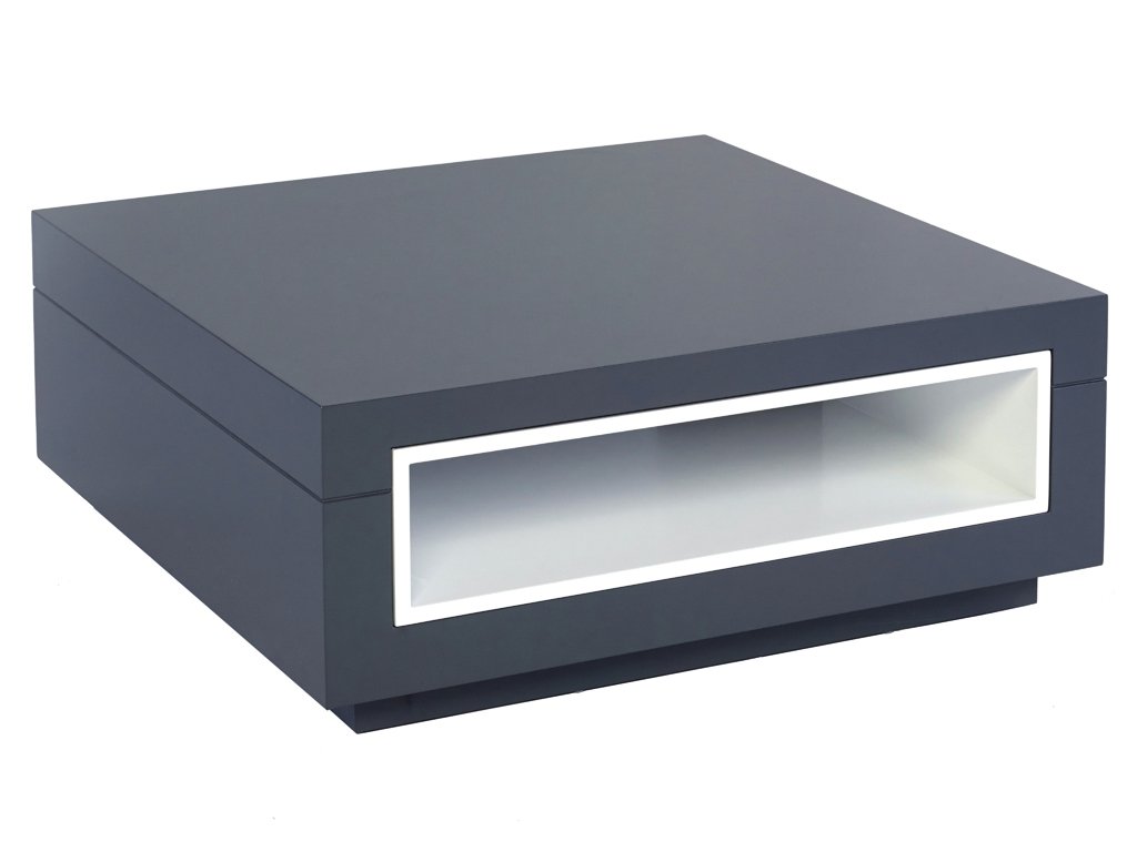 Sapphire Grey & White  Coffee Table