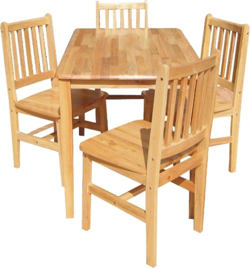 Malta Square Rubberwood Dining Table