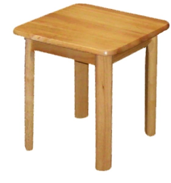 Malta Rubberwood Lamp Table