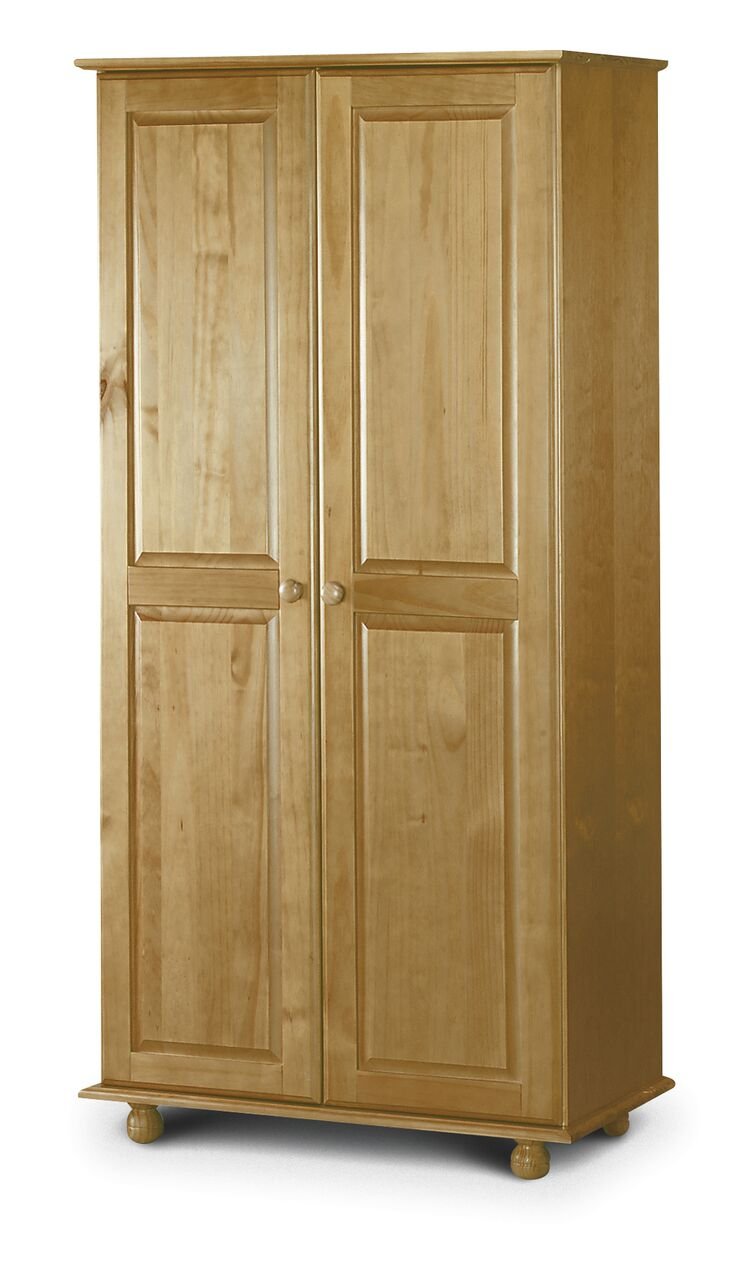 Pipa 2 Door Wardrobe - Solid Pine