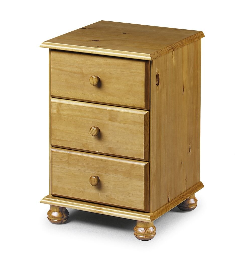 Pipa 3 Drawer Bedside