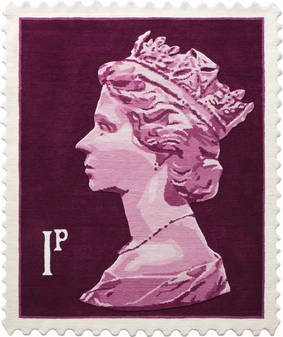 1p Stamp Rug